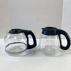 Mr. Coffee 12 Cup Carafe Coffee Pot Set of Two